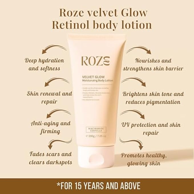 ROZE GLOW PACK  CLEANSER | MOISTURIZER | SHAMPOO | BODY LOTION - Image 4